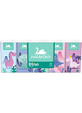 Harmony Dino 3-lagige Taschentücher für Kinder, 10× 10 Stück