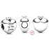 Charme Sterling Silber 925 Herz Mama des Jahres, Perle auf Armband Familie
