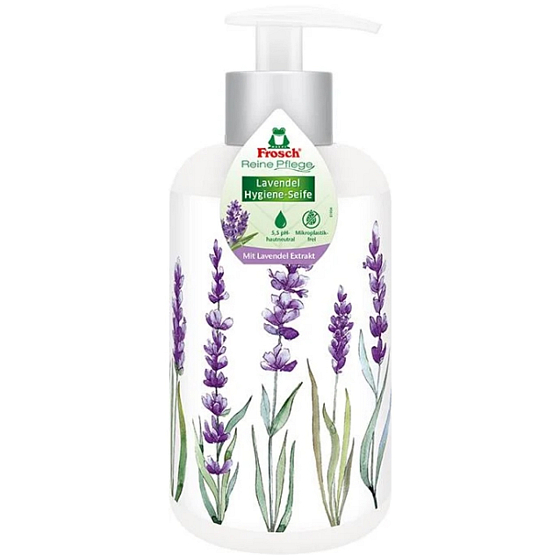 Frosch Reine Pflege Lavendel Flüssigseife mit Spender verschiedene Verpackungen 300 ml