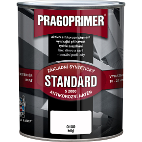 Pragoprimer Standard S2000 Grundierung für Metall, 0100 Weiß, 600 ml