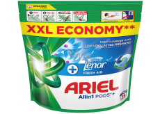 Ariel Plus Fresh Air gelové kapsle na praní univerzální 38 kusů