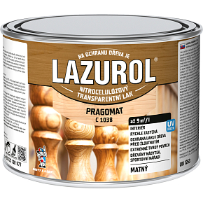 Lazurol Pragomat C1038 Nitrocellulose-Lack für Holz 375 ml
