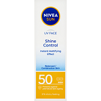 Nivea Sun Shine Control mattierender Sonnencreme für das Gesicht, LSF 50, 50 ml