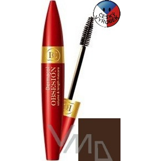 Dermacol Obsesión Volume & Length Mascara Shade Braun 12 ml