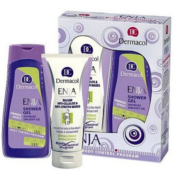 Dermacol Enja Krásná Maminka Duschgel 250 ml + Balsam gegen Schwangerschaftsstreifen 200 ml, Kosmetikset