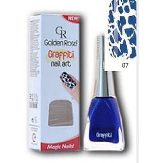 Golden Rose Graffiti Nail Art knisternder Nagellack Schatten 07 12 ml