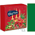 Große weiche Papierservietten 2-lagig 33 x 33 cm 20 Stück Weihnachtskerzenhalter grün