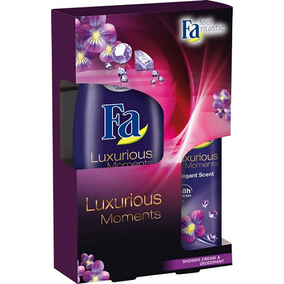Fa Luxurious Moments Duschgel 250 ml + Deodorant Spray 150 ml, Kosmetikset