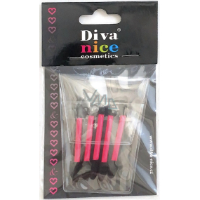 Diva & Nice Doppelseitiger Lidschattenapplikator 6,5 cm 5 Stück