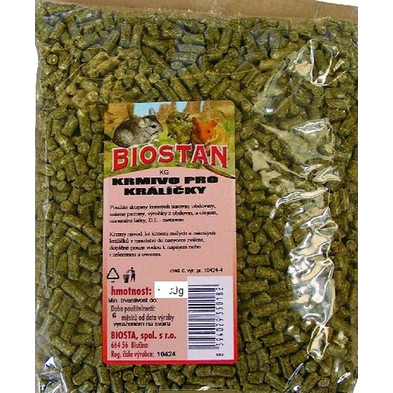 Biostan Futter für Kaninchen 500 g
