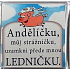 Nekupto Frohe Magnete Angel, meine Wache, schließen den Kühlschrank 6 x 6 cm vor mir ab