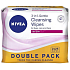Nivea 3in1 Beruhigende, sanfte Reinigungstücher Duo für trockene und empfindliche Haut 2 x 25 Stück