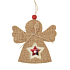 Jute-Engel zum Aufhängen 10 cm