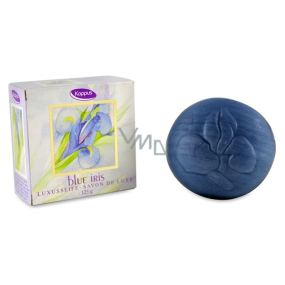 Kappus Blue Iris - Luxusseife Blue Iris mit erfrischendem Duft für trockene Haut 125 g