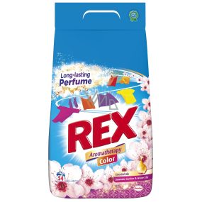 Rex Japanese Garden & Water Lily Aromatherapie Farbwaschpulver für farbige Wäsche 54 Dosen 3,51 kg