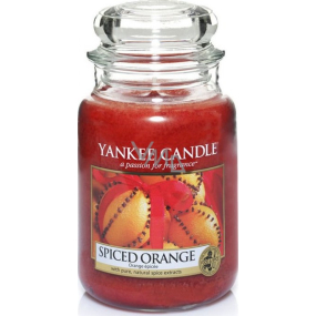 Yankee Candle Spiced Orange - Orange mit einer Prise Gewürzduftkerze Klassisches großes Glas 623 g