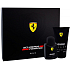 Ferrari Scuderia Schwarzes Eau de Toilette für Männer 75 ml + 2in1 Duschgel 150 ml, Geschenkset