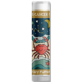 Crazy Rumors Zodiac Cancer Lippenbalsam aromatisiert mit Mango, Zitrone und Waldbeeren 4,4 ml