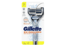 Gillette SkinGuard Rasierer + Ersatzköpfe 2 Stück für Männer