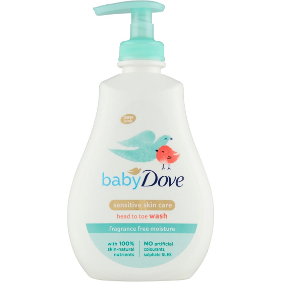 Dove Baby Fragrance Free Moisturizing Body and Hair Wash 400 ml