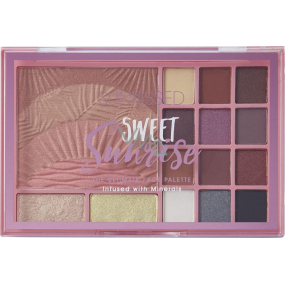 Sunkissed Sweet Sunrise Ultimate Face Palette Lidschatten-Palette 12 x 0,95 g + Highlighter 2 x 1,75 g + Rouge 17,5 g