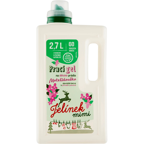 Jelen Jelínek Mimi Mutterkraut Waschgel für Kinderwäsche 60 Dosen 2,7 l