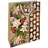 Nekupto Geschenkpapier Tasche 32,5 x 26 x 13 cm Weihnachten Lebkuchen