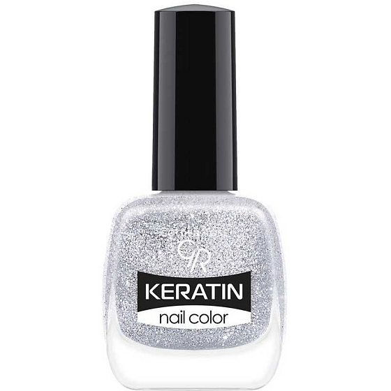 Golden Rose Keratin Nail Color Glitter Nagellack 401 10,5 ml