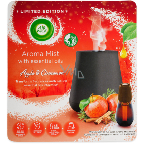 Air Wick Aroma Mist Apfel und Zimt Aroma Diffusor mit Nachfüllpackung 20 ml
