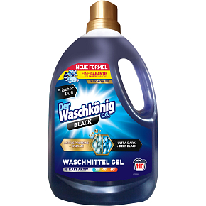Waschkönig Waschgel für schwarze Wäsche Black, 110 Waschungen, 3,305 l