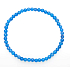 Achat blau hell Armband elastisch Naturstein, Kugel 4 mm / 19 cm