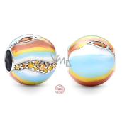 Charm Sterlingsilber 925 Planet Jupiter, Anhänger für Armband Weltraum