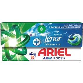 Ariel Plus Fresh Air gelové kapsle na praní univerzální 26 kusů Ariel Plus Fresh Air gelové kapsle na praní univerzální 26 kusů