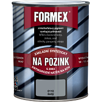 Formex S2003 Grundierung auf verzinktem Grundierungslack für Metall, 0110 grau, 600 ml