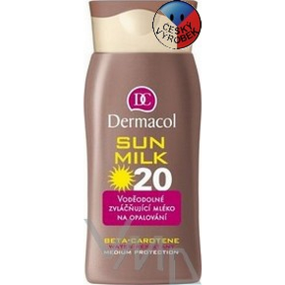 Dermacol Sonnenmilch LSF20 Wasserfeste erweichende Sonnenlotion 200 ml