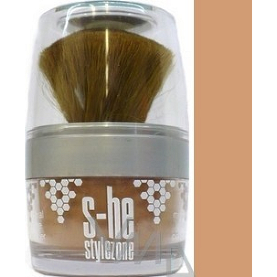 S-he Stylezone Mineral Loose Powder Pulverfarbe 730/03 Honig 5 g