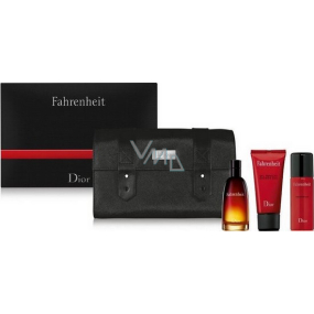 Christian Dior Fahrenheit Eau de Toilette 100 ml + Deodorant Spray 50 ml + Duschgel 75 ml, Geschenkset