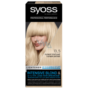 Syoss Lightening Blond Professionelle Haarfarbe 13-5 Intensiver Platinaufheller
