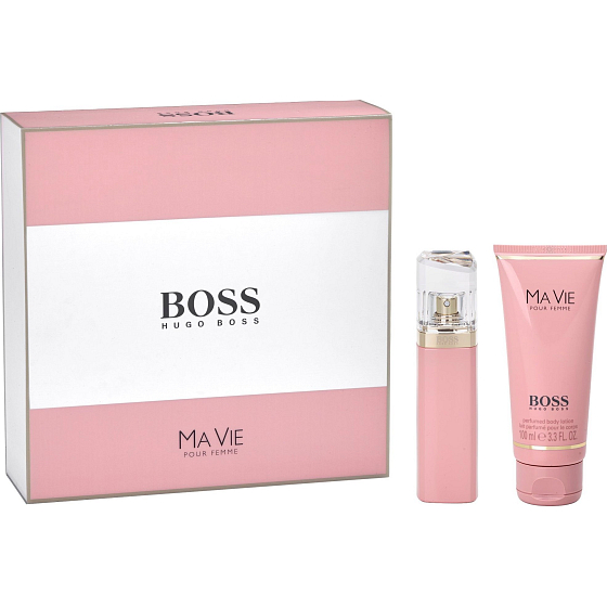 Hugo Boss Ma Vie gießen Femme parfümiertes Wasser für Frauen 30 ml + Körperlotion 100 ml, Geschenkset