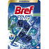 Bref Blue Aktiv Eukalyptus WC-Block für hygienische Sauberkeit und Frische Ihrer Toilette, färbt das Wasser in einem blauen Farbton 2 x 50 g