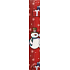 Ditipo Geschenkpapier 70 x 200 cm Weihnachtsrot Schneemänner