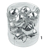 Silberne Glöckchen in Schachtel 3 cm 12 Stück