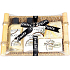 Raphael Rosalee Cosmetics Kokosnuss-Duschgel 150 ml + Körperlotion 150 ml + feste Seife 100 g + Massagetuch + Taschentuch, Kosmetikset