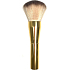 Kosmetikpinsel mit synthetischen Borsten für Puder gold 15,5 cm 30690