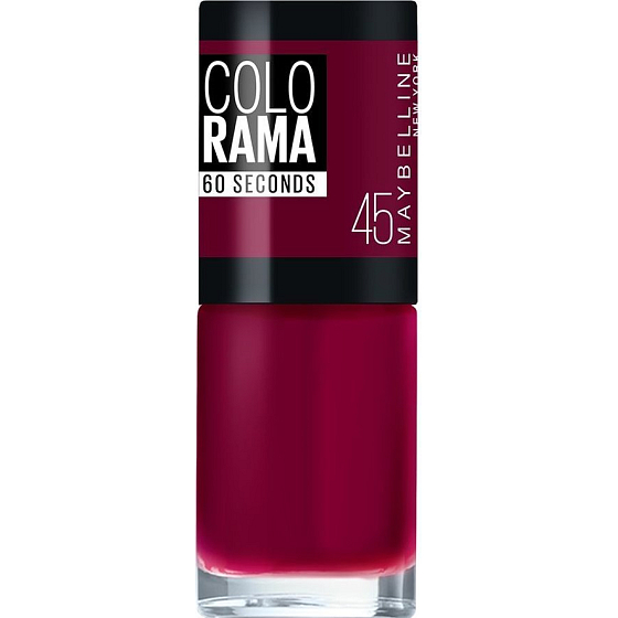 Maybelline Colorama schnell trocknender, langlebiger Nagellack 45 Cherry On 7 ml