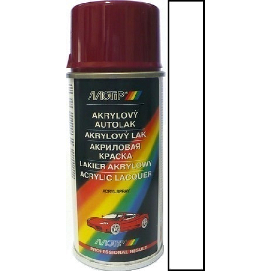 Motip Škoda Acryl Autolack Spray SD 1026 Weiß Candy 150 ml
