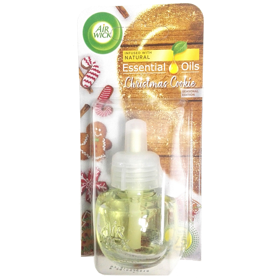 Air Wick Ätherische Öle Weihnachtsplätzchen - Weihnachtsplätzchen elektrische Erfrischer Nachfüllung 19 ml