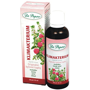 Dr. Popov Climacterium Original Kräutertropfen tragen zum hormonellen Gleichgewicht bei, um das Wohlbefinden während der Wechseljahre zu erhalten. 50 ml Dr. Popov Climacterium Original Kräutertropfen tragen zum hormonellen Gleichgewicht bei, um das Wohlbefinden während der Wechseljahre zu erhalten. 50 ml