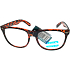 Berkeley Lesebrille +1,5 Plastiktiger, rot-schwarz 1 Stück R4100