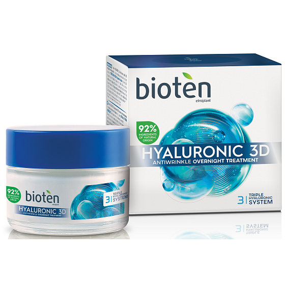 Bioten Hyaluronic 3D Anti-Falten Nachtcreme 50 ml